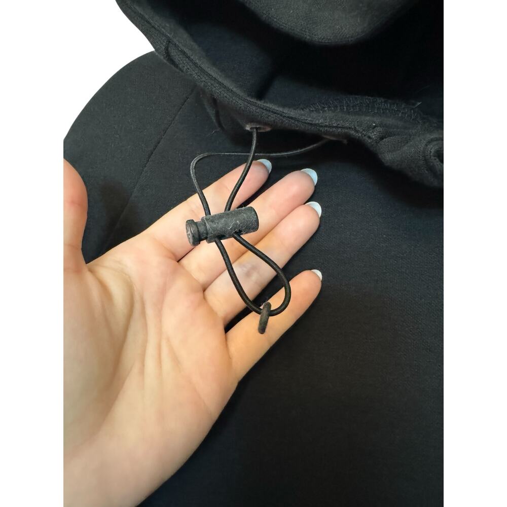 Gymshark Black Zip Up Hoodie Jacket Women’s Large Athletic Fit - Picture 5 of 9
